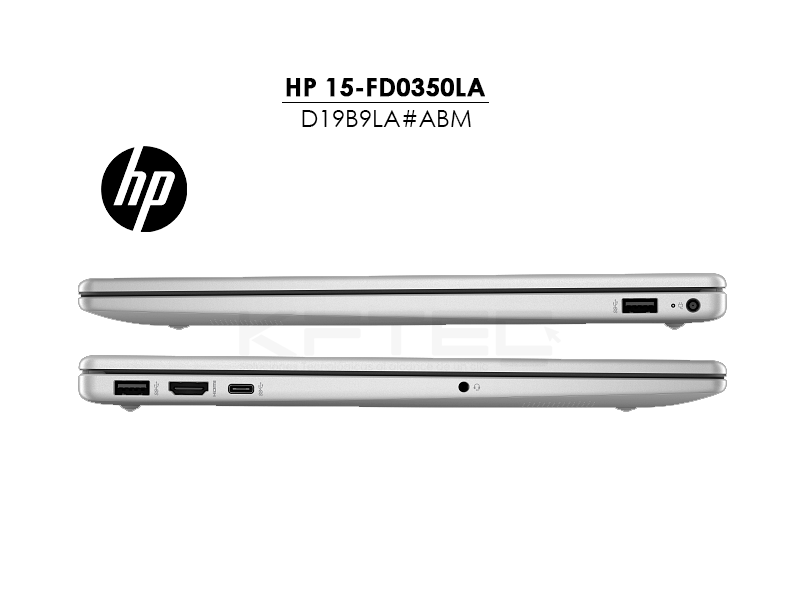 Laptop HP 15-FD0350LA - INTEL CORE I5 120U | 8GB RAM DDR5 | SSD 512GB | 15.6" FULL HD - Imagen 4