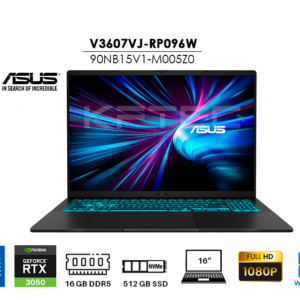 LAPTOP ASUS V3607VJ-RP096W CORE 7-240H 16GB DDR5 512GB SSD GEFORCE RTX 3050 6GB 16 WUXGA WINDOWS 11 (90NB15V1-M005Z0)