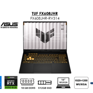 LAPTOP GAMER ASUS TUF FX608JHR-RV314 I7-14650HX 16GB 512GB SSD GEFORCE RTX 5050 8GB 16 WUXGA 165HZ FREEDOS (90NR0NA1-M00HM0)
