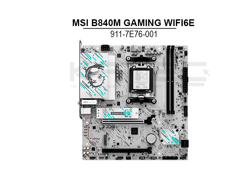 MAINBOARD MSI B840M GAMING WIFI6E ( 911-7E76-001 ) AM5 - Imagen 2