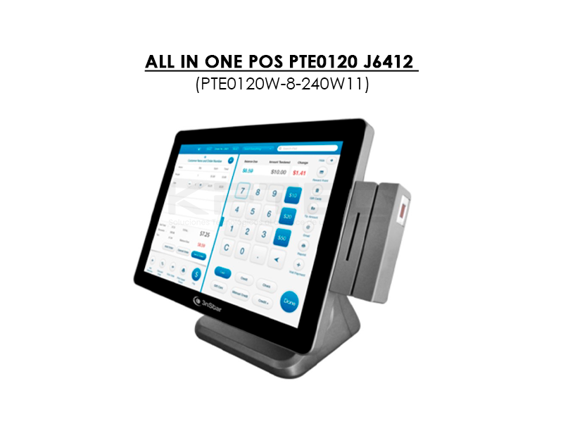 ALL IN ONE 3NSTAR POS PTE0120 J6412 8GB 240GB SSD WINDOWS 11 (PTE0120W-8-240W11) - Imagen 2