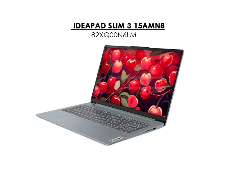 LAPTOP LENOVO IDEAPAD SLIM 3 15AMN8 RYZEN 5 -7520U 16GB DDR5 512GB SSD 15.6″ FHD FREEDOS (82XQ00N6LM) - Imagen 2