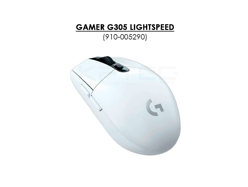MOUSE GAMER LOGITECH G305 LIGHTSPEED (910-005290) WIRELESS | WHITE - Imagen 3