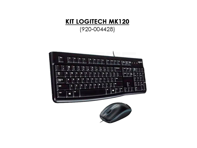 KIT LOGITECH MK120 (920-004428) TECLADO + MOUSE - Imagen 3