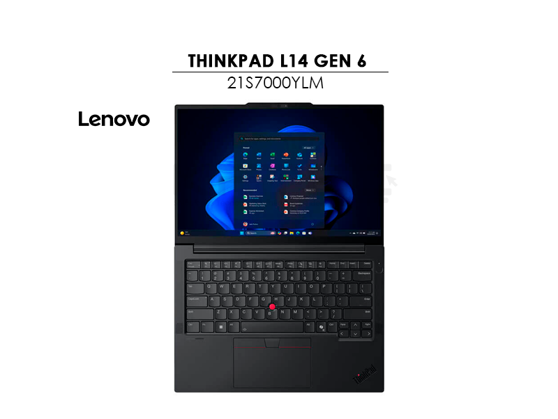 LAPTOP LENOVO THINKPAD L14 GEN 6 ULTRA 7-255U 16GB 1TB SSD 14 WUXGA WINDOWS 11 PRO (21S7000YLM) - Imagen 3