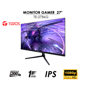 MONITOR GAMER TEROS 27″ (TE-2786G) PANEL IPS| 200HZ/ 1MS| HDMI- DP