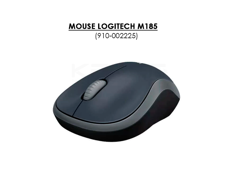 MOUSE LOGITECH M185 (910-002225) WIRELESS | GRAY - Imagen 4