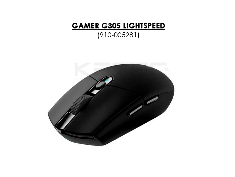 MOUSE GAMER LOGITECH G305 LIGHTSPEED (910-005281) WIRELESS | BLACK - Imagen 4
