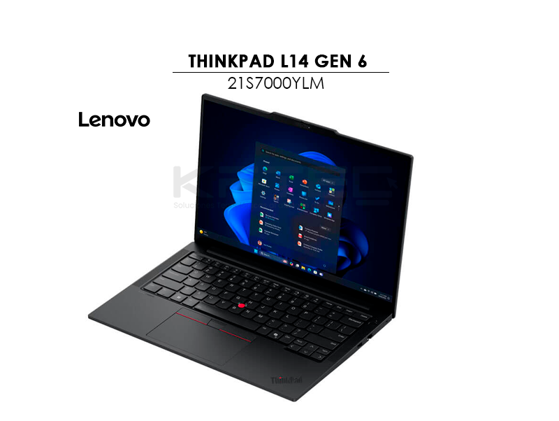 LAPTOP LENOVO THINKPAD L14 GEN 6 ULTRA 7-255U 16GB 1TB SSD 14 WUXGA WINDOWS 11 PRO (21S7000YLM) - Imagen 4
