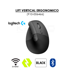 MOUSE LOGITECH LIFT VERTICAL ERGONOMICO (910-006466) WIRELES – BT | BLACK
