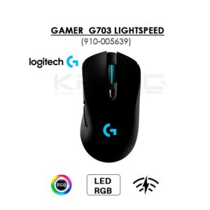 MOUSE GAMER LOGITECH G703 LIGHTSPEED (910-005639) WIRELESS | HERO 25K | LED-RGB