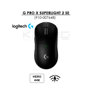 MOUSE GAMER LOGITECH G PRO X SUPERLIGHT 2 SE (910-007648) WIRELESS| HERO 2- 44K DPI | BLACK