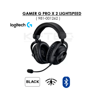 AUDIFONO GAMER LOGITECH G PRO X 2 LIGHTSPEED ( 981-001262 ) WIRELESS – BT | BLACK