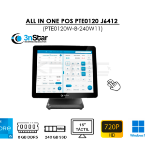 ALL IN ONE 3NSTAR POS PTE0120 J6412 8GB 240GB SSD WINDOWS 11 (PTE0120W-8-240W11)
