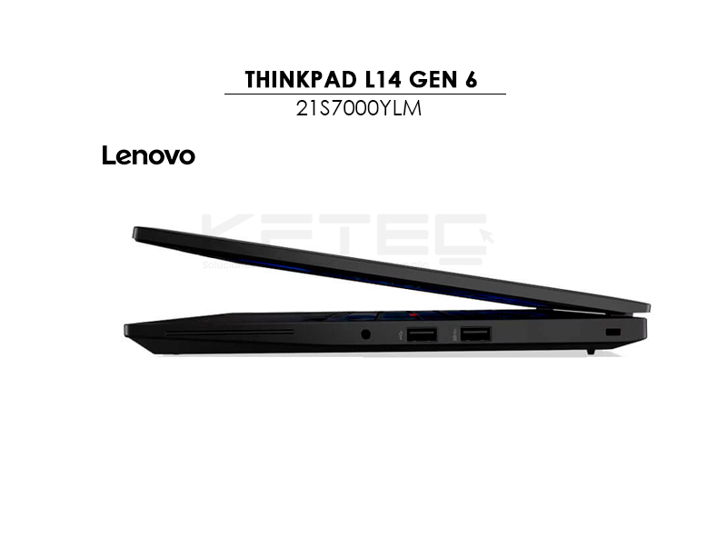 LAPTOP LENOVO THINKPAD L14 GEN 6 ULTRA 7-255U 16GB 1TB SSD 14 WUXGA WINDOWS 11 PRO (21S7000YLM) - Imagen 6