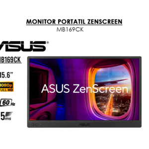 MONITOR PORTATIL ASUS ZENSCREEN 15.6 FHD (MB169CK) IPS
