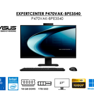 ALL IN ONE ASUS EXPERTCENTER P470VAK-BPE3540 CORE 7-240H 16GB DDR5 1TB SSD 27 FHD FREEDOS (90PT03W6-M02ZP0)