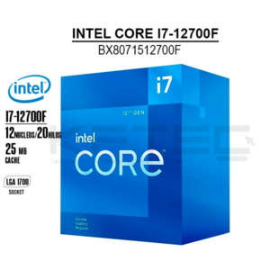 PROCESADOR INTEL CORE I7-12700F 2.10GHZ – 25MB (BX8071512700F) LGA 1700