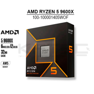 PROCESADOR AMD RYZEN 5 9600X (100-100001405WOF) 3.9-5.4GHZ | AM5